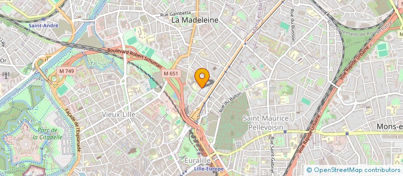 localisation de l'entreprise MADAME PERRINE SOILLEUX à LA MADELEINE