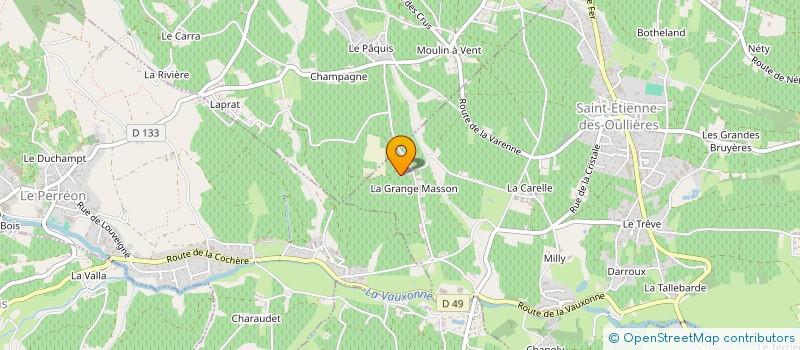 localisation de l'entreprise MADAME PERRINE STAS à SAINT-ETIENNE-DES-OULLIERES