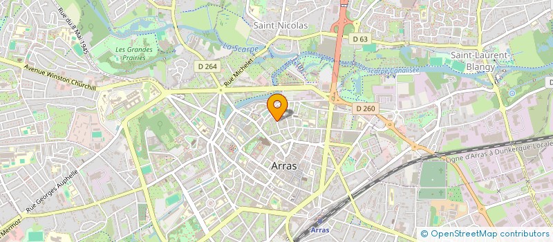 localisation de l'entreprise MADAME PERRINE TREHOU à ARRAS