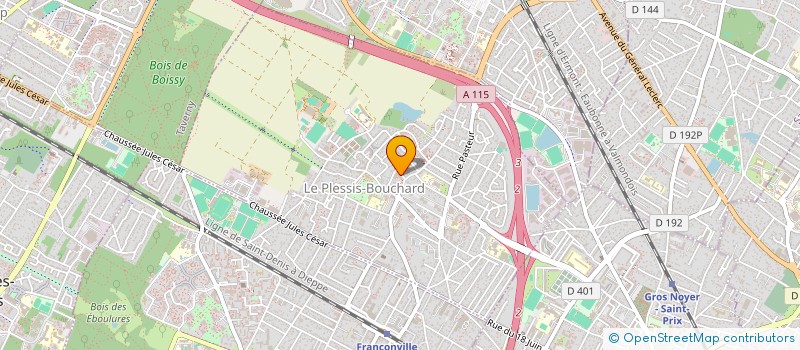 localisation de l'entreprise MADAME PERRINE VALEYRE à LE PLESSIS-BOUCHARD
