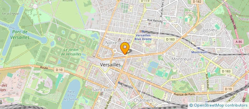 localisation de l'entreprise MADAME PERRINE VANDAMME à VERSAILLES