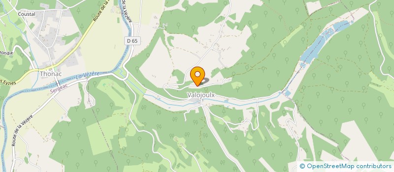 localisation de l'entreprise MADAME PERRINE VERNAT  VALOJOULX