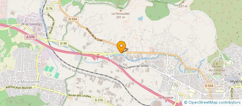 localisation de l'entreprise MADAME PERRINE VOLPERT à HYERES