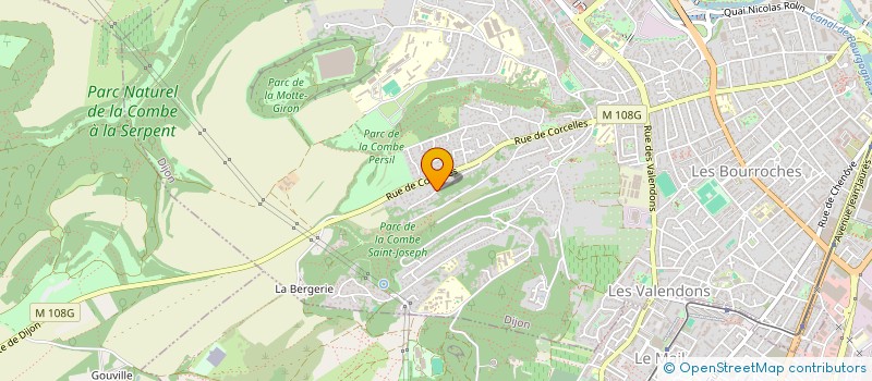 localisation de l'entreprise MADAME PERRINE WARDAK  DIJON