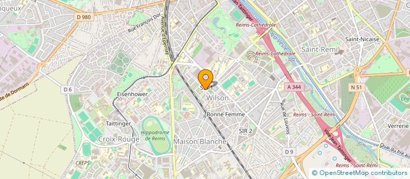 localisation de l'entreprise MADAME PERRINE WOLFF  REIMS