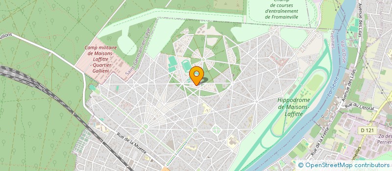 localisation de l'entreprise MADAME PERRIS NKOMO  MAISONS-LAFFITTE