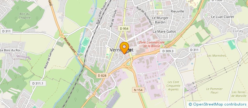 localisation de l'entreprise MADAME PERSIDE MATONDO à VERNOUILLET