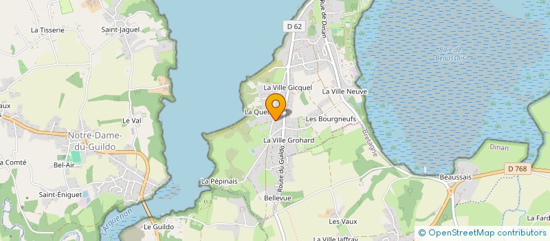 localisation de l'entreprise MADAME PERVENCHE MAHE  SAINT-JACUT-DE-LA-MER