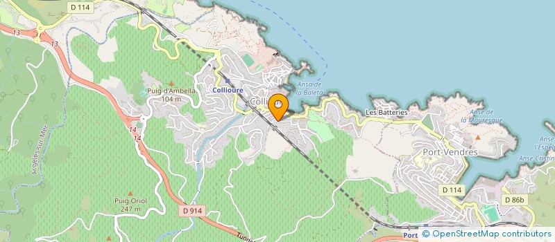 localisation de l'entreprise MADAME PETA SWEET  COLLIOURE