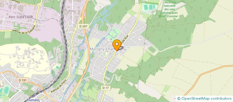localisation de l'entreprise MADAME PETIMAT DUDAEVA à MORIGNY-CHAMPIGNY