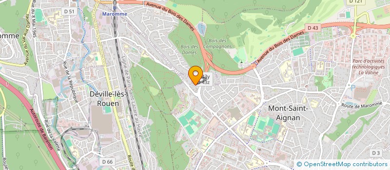 localisation de l'entreprise MADAME PETIMAT MOUZAEVA  MONT-SAINT-AIGNAN