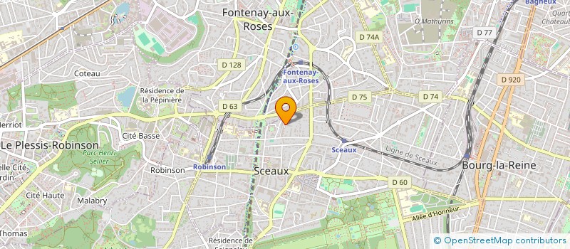 localisation de l'entreprise MADAME PETIMAT RADUEVA à SCEAUX