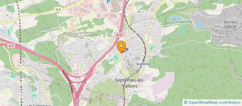 localisation de l'entreprise MADAME PETRA BERGMANOVA à SEPTEMES-LES-VALLONS