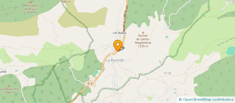 localisation de l'entreprise MADAME PETRA DOUBKOVA à LA BASTIDE