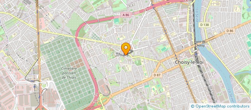 localisation de l'entreprise MADAME PETRA FRANKOVA  THIAIS