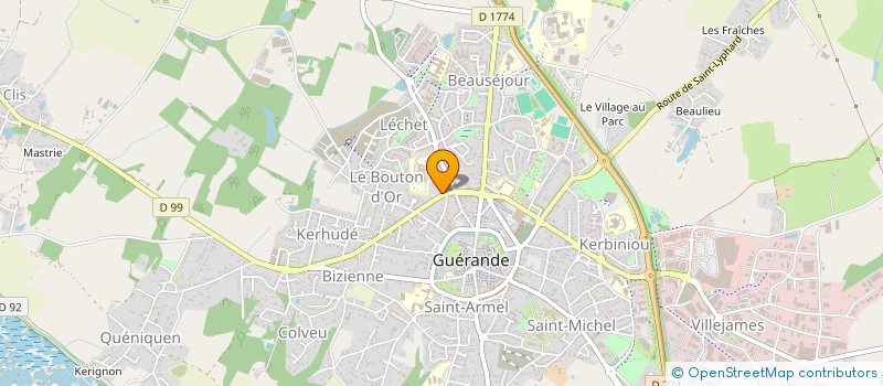 localisation de l'entreprise MADAME PETRA HORSTING à GUERANDE