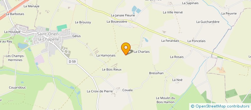 localisation de l'entreprise MADAME PETRA KOVACOVA  SAINT-ONEN-LA-CHAPELLE