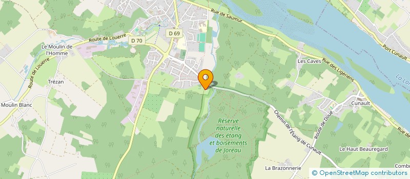 localisation de l'entreprise MADAME PETRA LEY à GENNES-VAL-DE-LOIRE