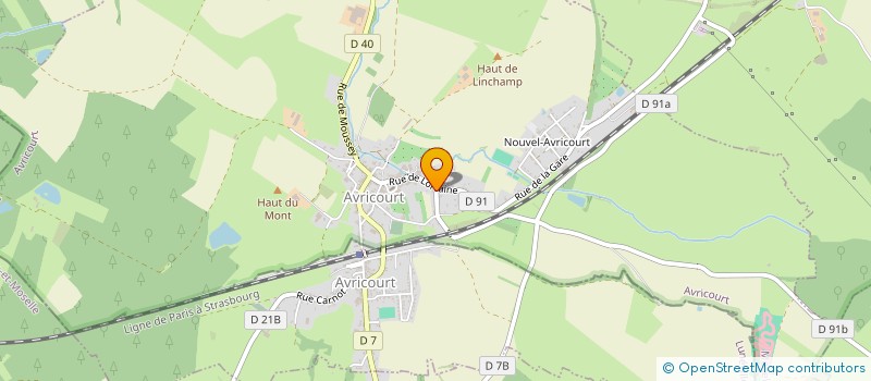 localisation de l'entreprise MADAME PETRA LIEBEL  AVRICOURT