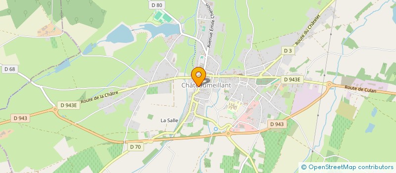 localisation de l'entreprise MADAME PETRA SCHMIDT  CHATEAUMEILLANT