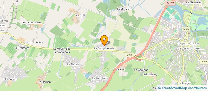 localisation de l'entreprise MADAME PETRA VERMEULEN  SAINT-PHILBERT-DE-GRAND-LIEU