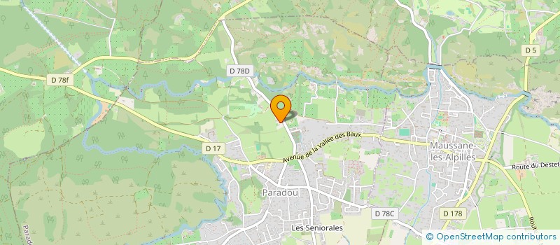 localisation de l'entreprise MADAME PETRA WOHLSCHLEGEL  MAUSSANE-LES-ALPILLES