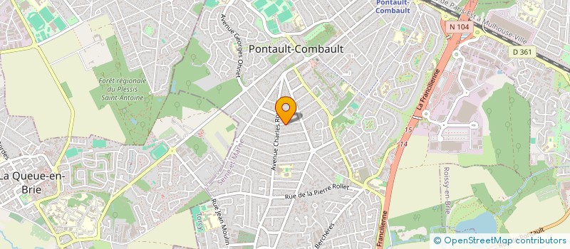 localisation de l'entreprise MADAME PETRAS MATEOS MARTIN à PONTAULT-COMBAULT