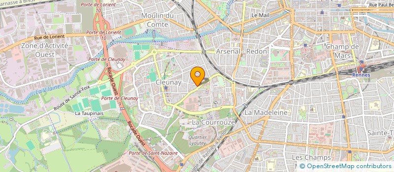 localisation de l'entreprise MADAME PETRONELLE IKOKO MBOKOLO  RENNES