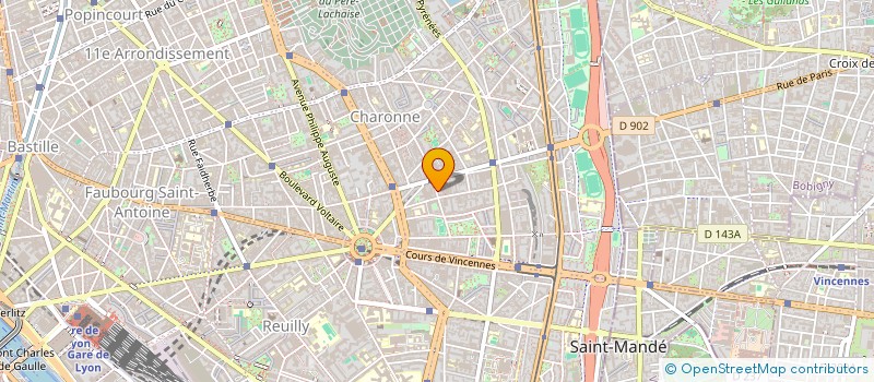 localisation de l'entreprise MADAME PETRONILA SARANGO  PARIS