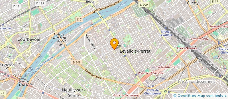 localisation de l'entreprise MADAME PETRONILLE BURELLE à LEVALLOIS-PERRET