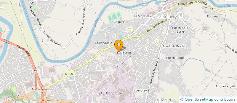 localisation de l'entreprise MADAME PETRONILLE RAZAFINDRATIANA  SAINT-JUERY