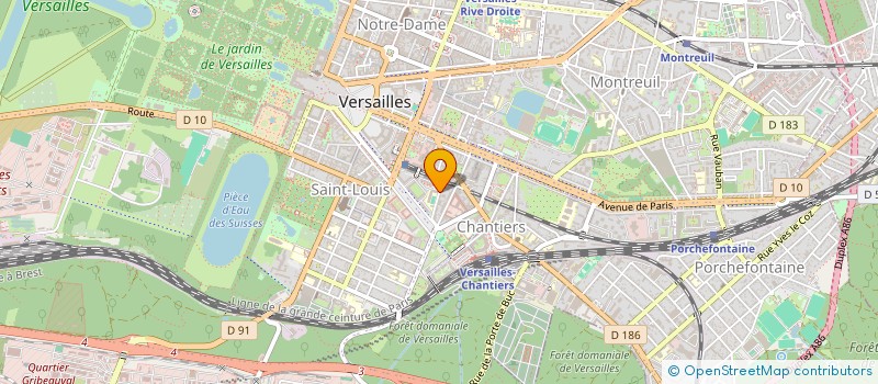 localisation de l'entreprise MADAME PETRONILLE ZELLER à VERSAILLES