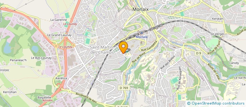 localisation de l'entreprise MADAME PETRUTA ALINA NICOLICI  MORLAIX