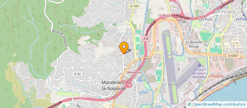 localisation de l'entreprise MADAME PETYA DIMOVA à MANDELIEU-LA-NAPOULE