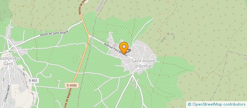 localisation de l'entreprise MADAME PEYRE CELIA  SAINT-HILAIRE-D'OZILHAN