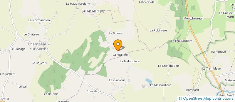 localisation de l'entreprise MADAME PHA TITH à CHAMPEAUX-SUR-SARTHE