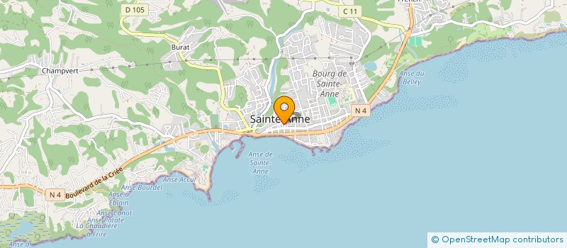 localisation de l'entreprise MADAME PHAEDRA DOR à SAINTE ANNE
