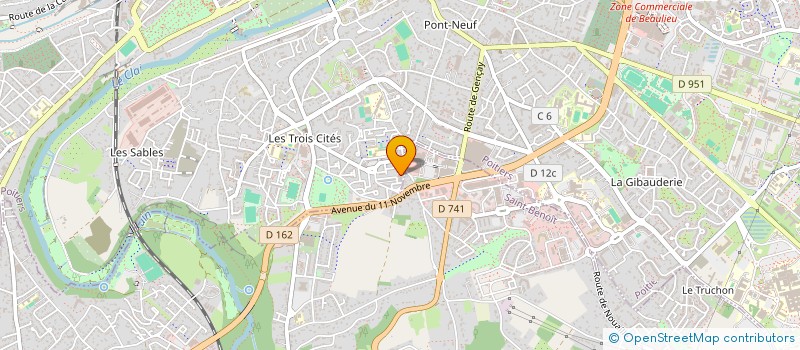 localisation de l'entreprise MADAME PHAILIN PENMONGKHON  POITIERS