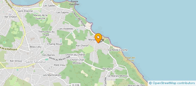 localisation de l'entreprise MADAME PHAKPLOEN ONCHAN  L'ILE-D'YEU