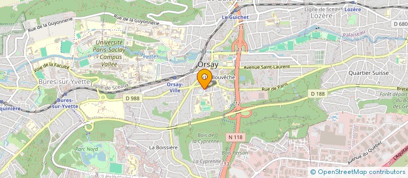 localisation de l'entreprise MADAME PHAL TOL  ORSAY