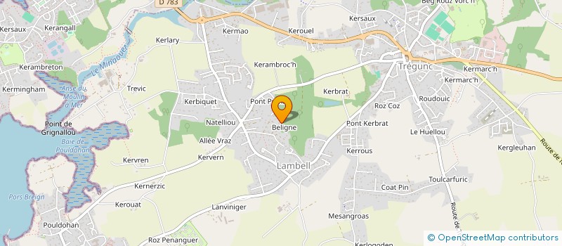 localisation de l'entreprise MADAME PHAMANEE PHOLKHUNTHOD  TREGUNC