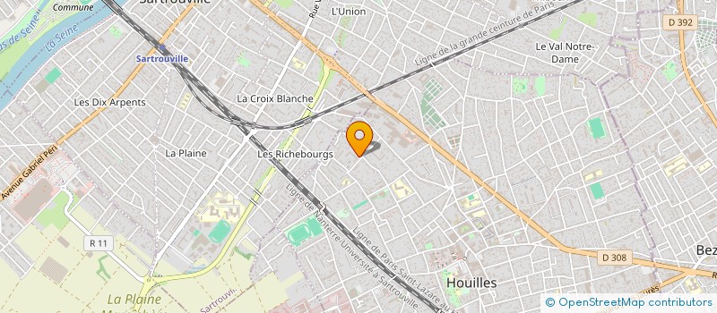 localisation de l'entreprise MADAME PHANNA SUOS  HOUILLES