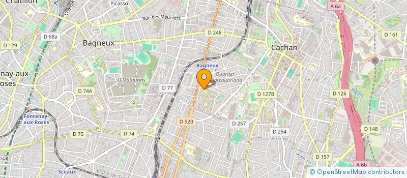 localisation de l'entreprise MADAME PHARADIA JOSEPH  CACHAN