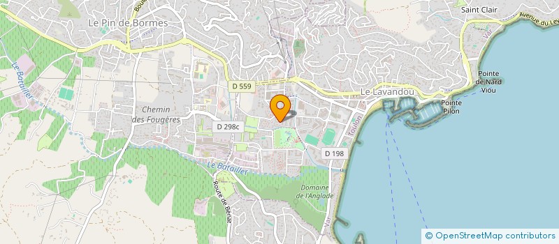localisation de l'entreprise MADAME PHAYOM PHOSRI à LE LAVANDOU