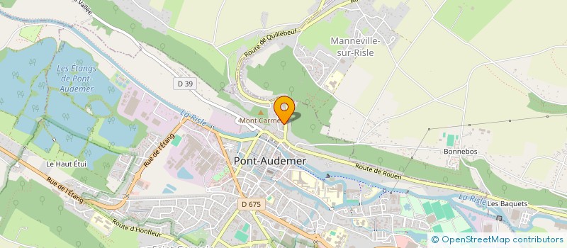 localisation de l'entreprise MADAME PHEBE CAILLOT  PONT-AUDEMER