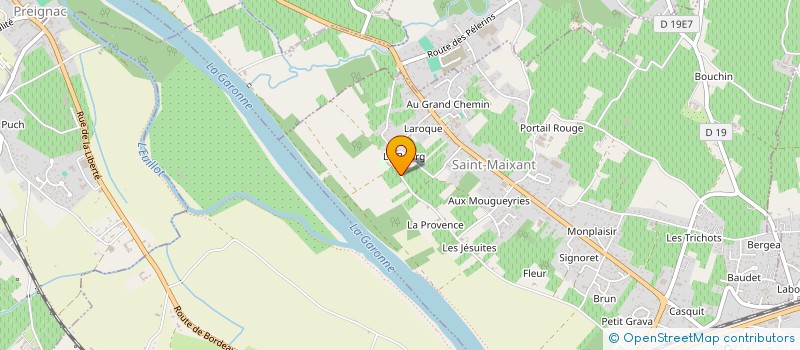 localisation de l'entreprise MADAME PHENIXIA LOUSTAU CARRERE  SAINT-MAIXANT