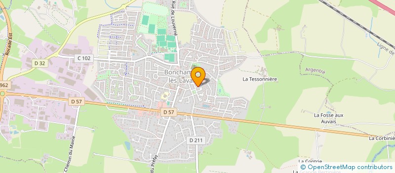 localisation de l'entreprise MADAME PHENSRI PANNAPHON  BONCHAMP-LES-LAVAL