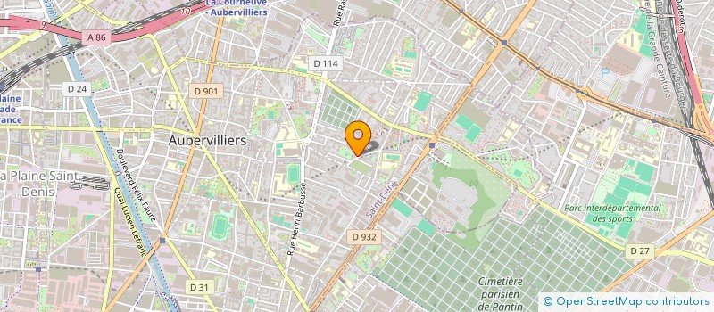 localisation de l'entreprise MADAME PHERIALLE GHAOUTI à AUBERVILLIERS