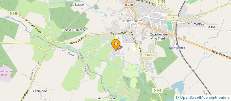 localisation de l'entreprise MADAME PHETSAMONE THIPPHAKESONE  MONTENDRE