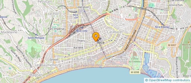 localisation de l'entreprise MADAME PHI ANH NGUYET VUONG à NICE